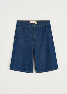 Carlo Denim Shorts, Mid Blue
