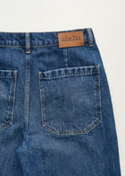 Carlo Midwaist Wide Jeans I 3086, Worn Blue