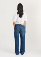 Carlo Midwaist Wide Jeans I 3086, Worn Blue