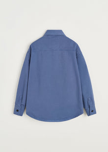 Casy Shirt Cotton 3164, Washed French Blue