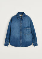 Casy Shirt Denim 3163, Worn Blue