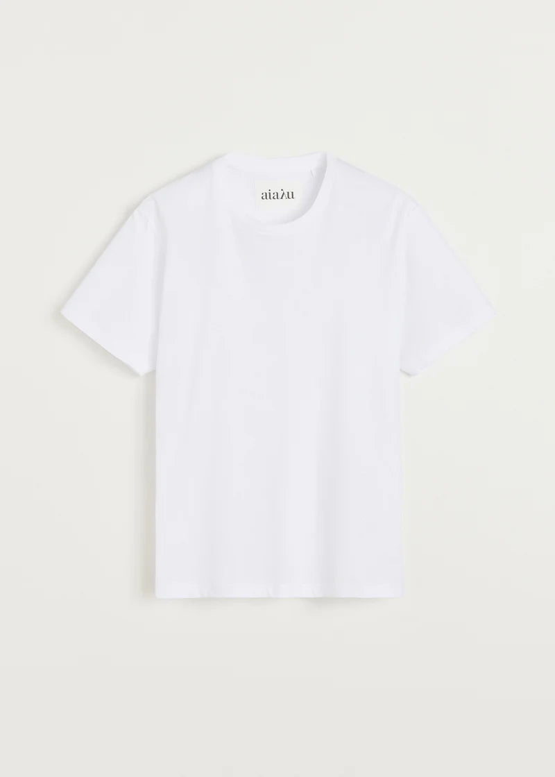 Classic circular tee I, White