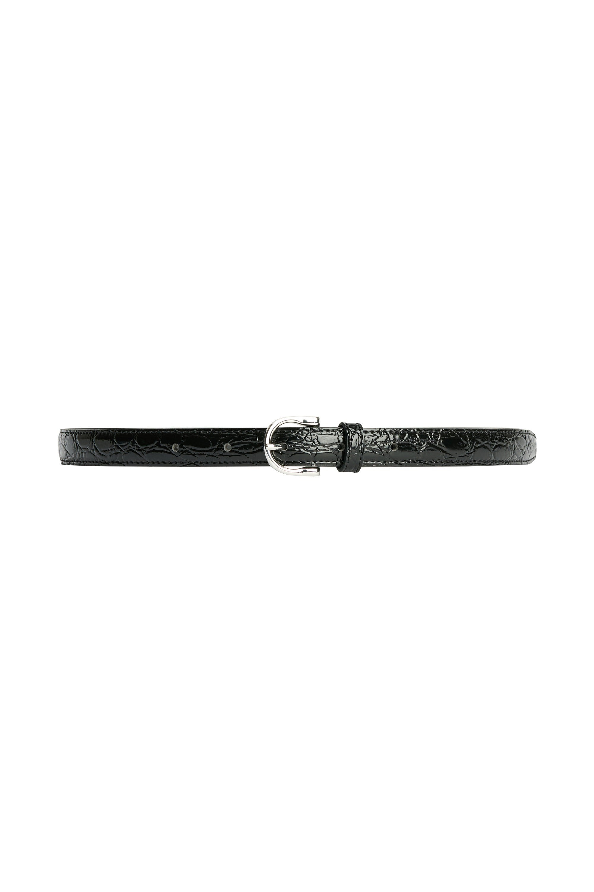 Classic Belt, Croco Black