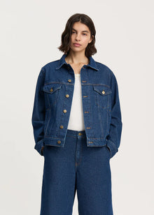 Cleo denim jacket, Mid Blue