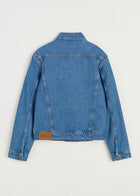 Cleo denim jacket, Clear Blue