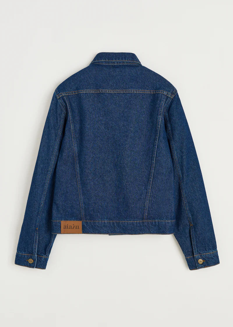 Cleo denim jacket, Mid Blue