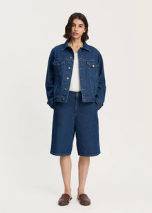 Cleo denim jacket, Mid Blue