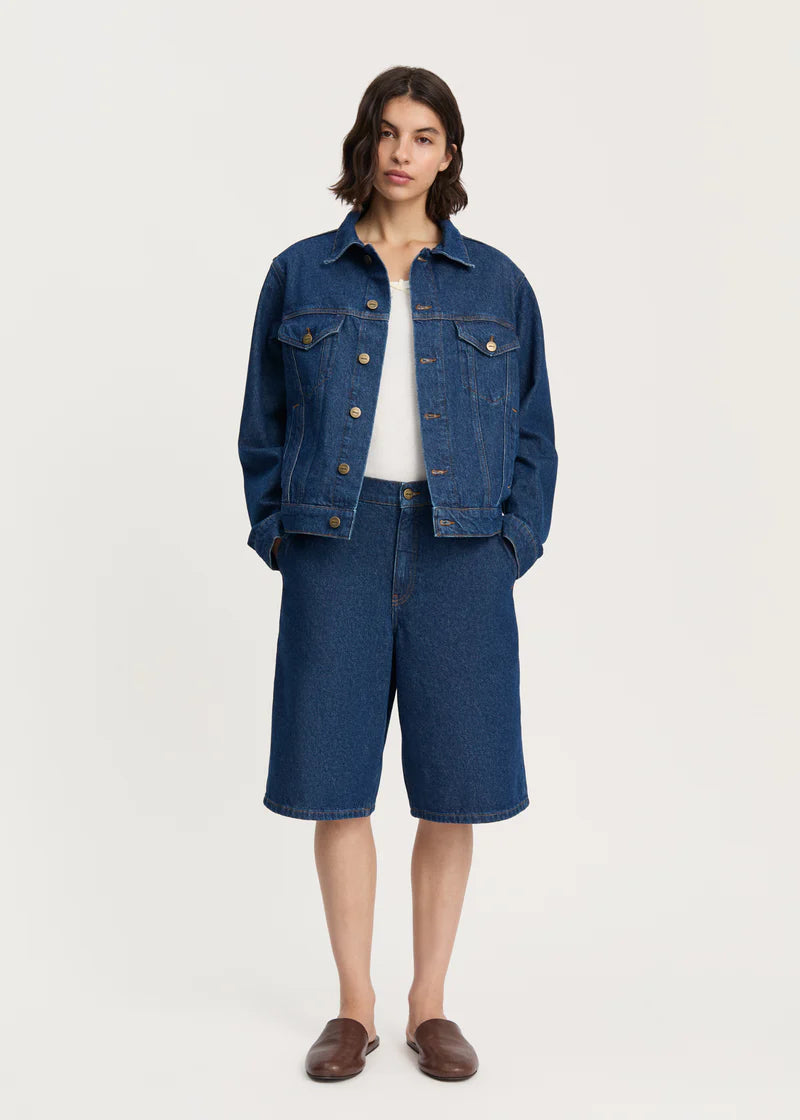 Cleo denim jacket, Mid Blue