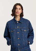 Cleo denim jacket, Mid Blue