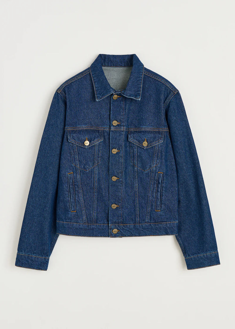 Cleo denim jacket, Mid Blue