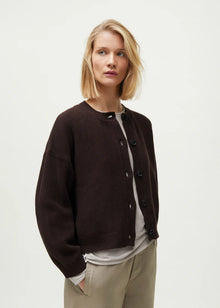 Coby Cardigan, Dark Brown