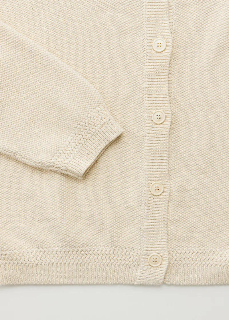 Coby Cardigan, Pure Ecru