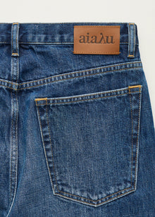 Collin Midwaist Relaxed Jeans 3161, Worn Blue