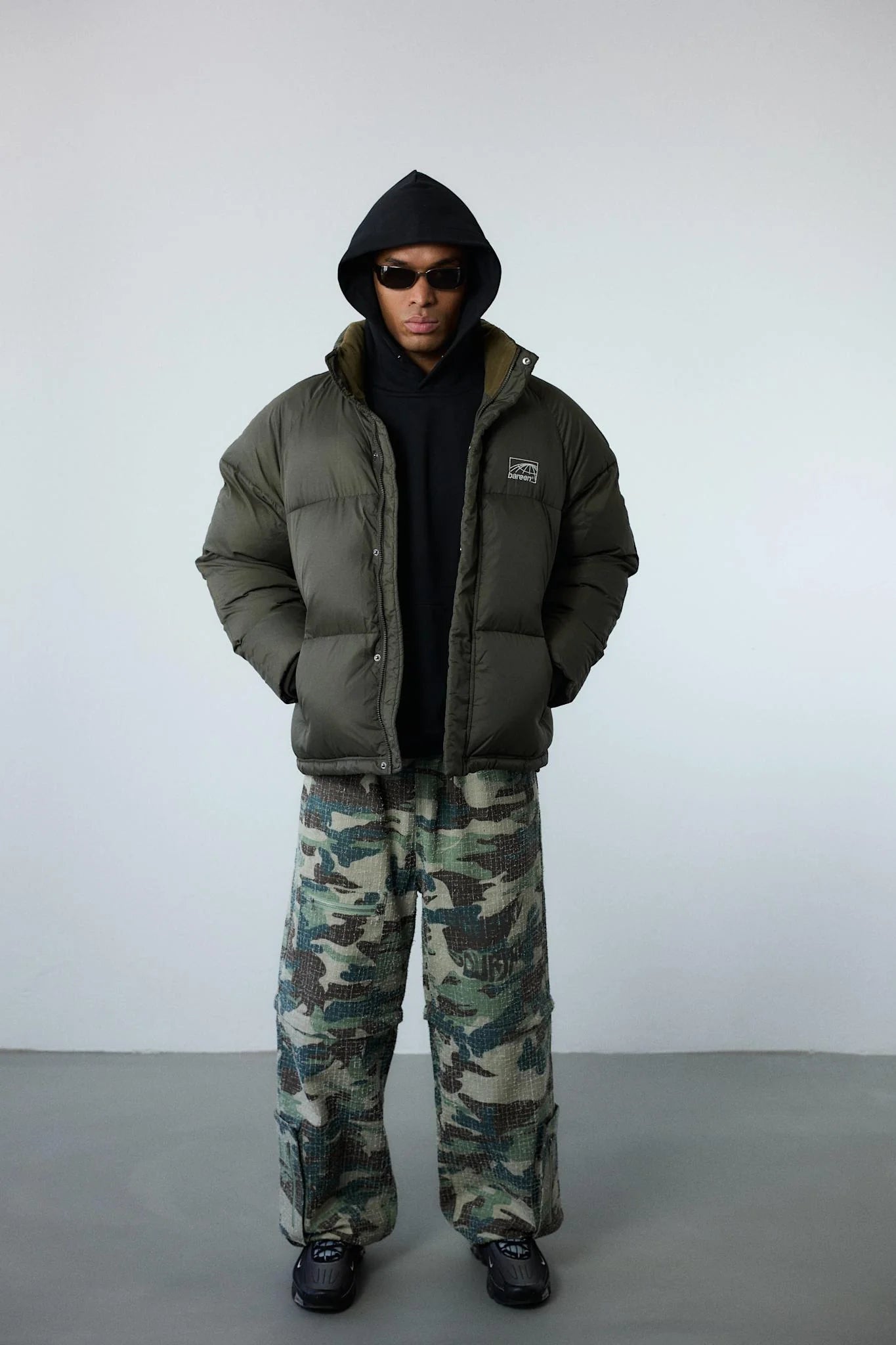 Puffer Jacket, Black Ink