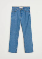 Cooper highwaist straight jeans, Clear Blue