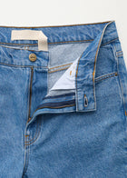 Cooper highwaist straight jeans, Clear Blue