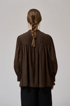 Dew ls shirt, Dark Brown