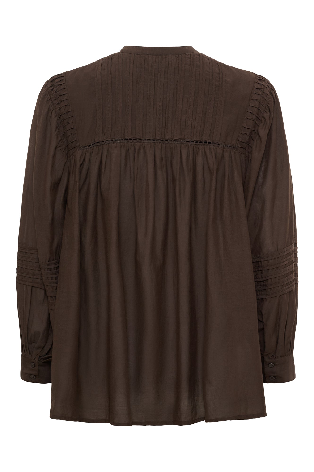 Dew ls shirt, Dark Brown