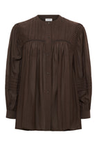 Dew ls shirt, Dark Brown