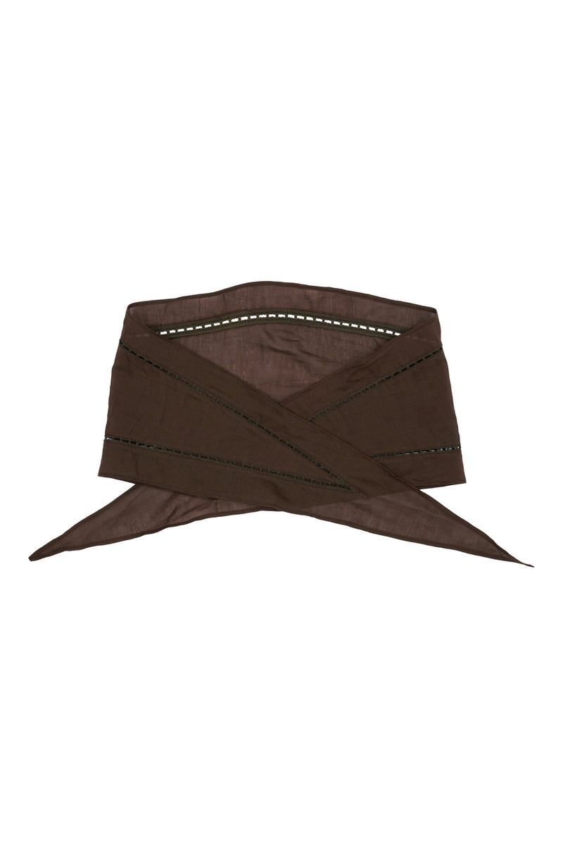 Dew scarf, Dark Brown