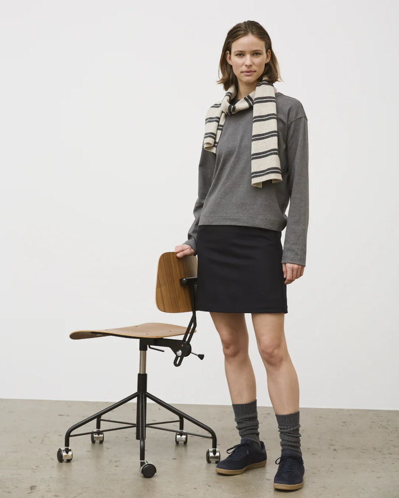 Becca Wool Skirt, Dark Sapphire