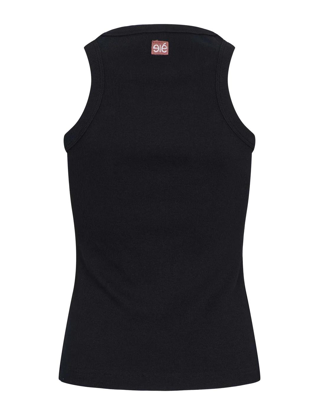 Blossom Racerback Rib Tank, Black
