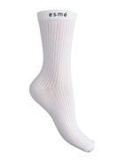 Mei Socks 2 pak, Black / Snow White