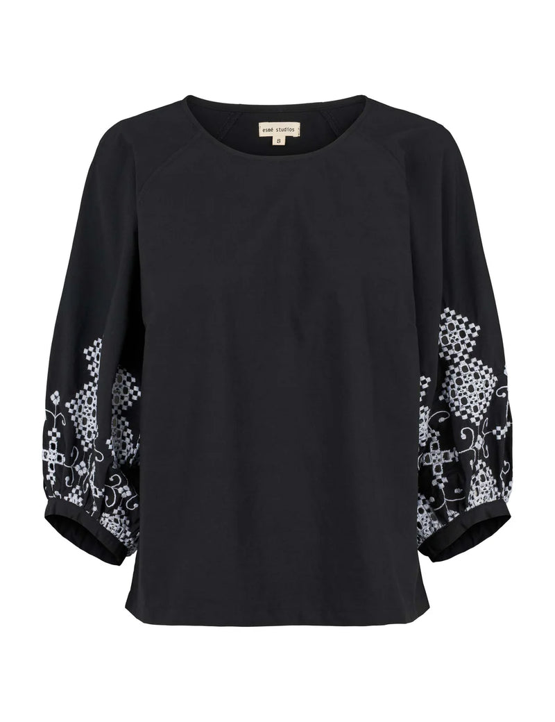 Novelle Blouse, Black