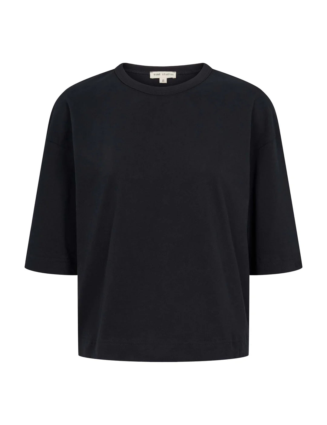 Signe 2/4 Boxy T-shirt, Black