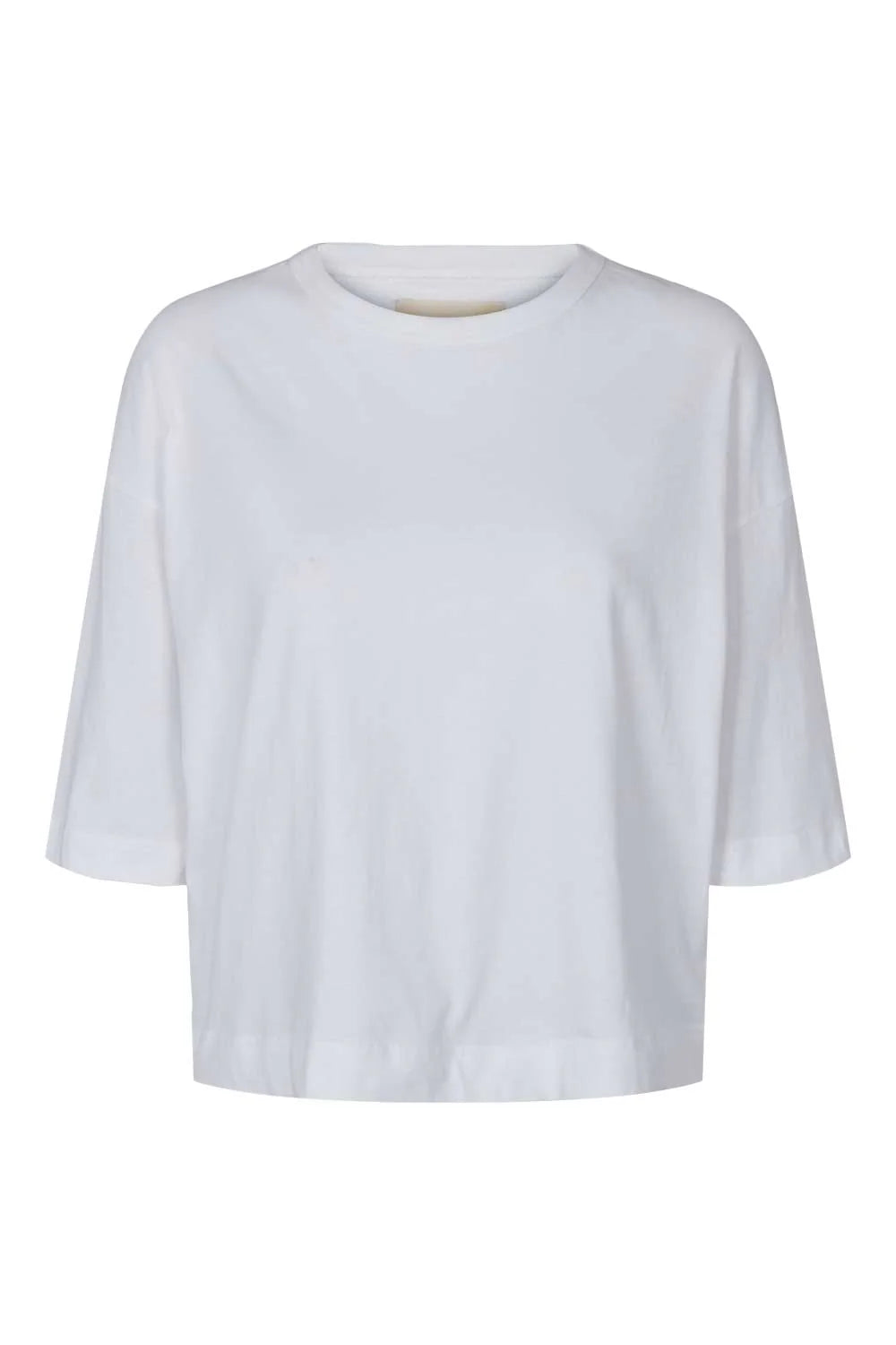 Signe 2/4 Boxy T-shirt, Hvid