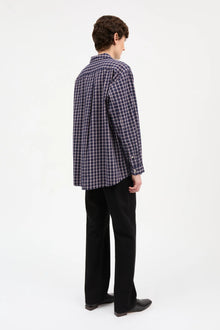 Edgar Shirt, Navy/White/Red check
