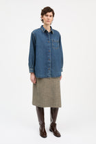Skall Studio Edgar Shirt denim detalje