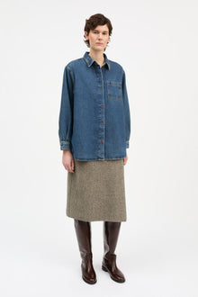 Skall Studio Edgar Shirt denim detalje
