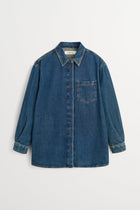 Skall Studio Edgar Shirt denim washed dark blue
