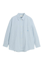 Edgar shirt oxford, Light Blue / White Stripe