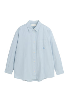 Edgar shirt oxford, Light Blue / White Stripe