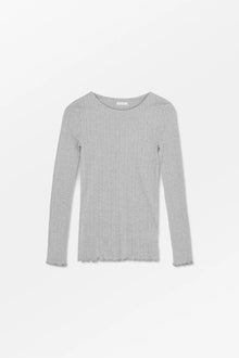 Edie Blouse, Grey Melange