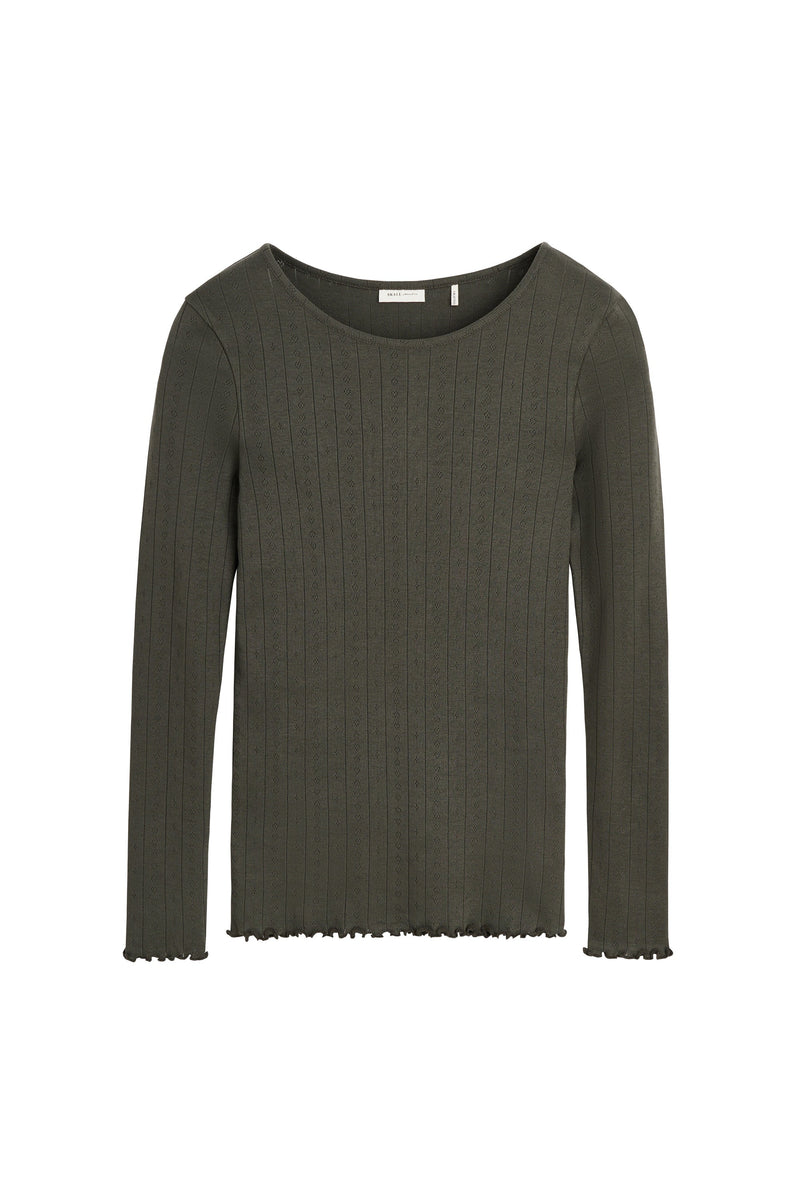 Edie Blouse, Dark Green