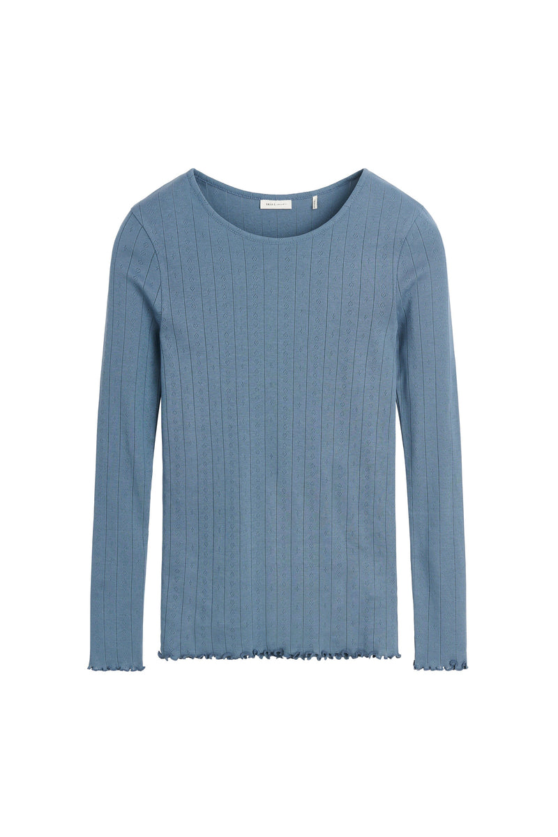 Edie Blouse, Faded Blue