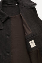 Ernest coat,  Brown herringbone
