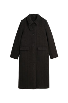 Ernest coat,  Brown herringbone