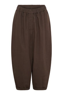Flora barrel pant, Dark Brown