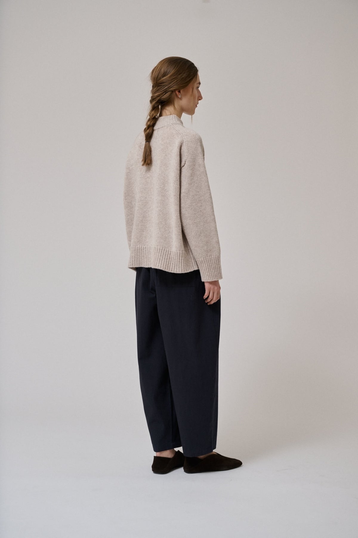 Flora barrel pant, Black