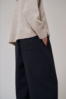 Flora barrel pant, Dark Brown