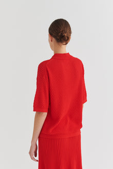 High Twist Polo, Red