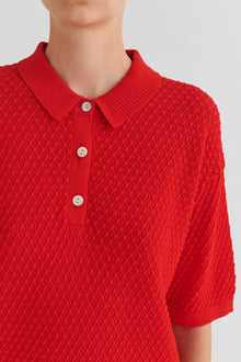 High Twist Polo, Red