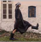 Grethe 3/4 V-Neck Dress, Black
