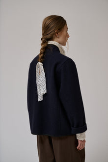 Hill ls wool jacket, Dark Navy