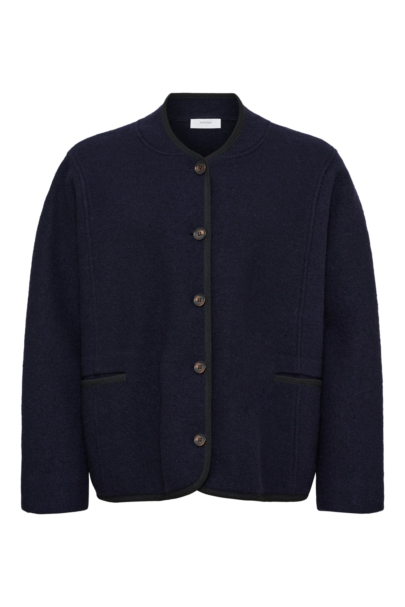 Hill ls wool jacket, Dark Navy