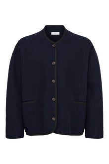 Hill ls wool jacket, Dark Navy